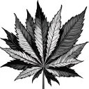 pot leaf cover ups tattoo design idea