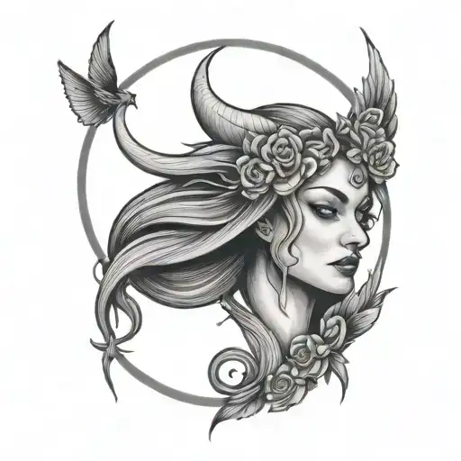 Lilith tattoo design idea