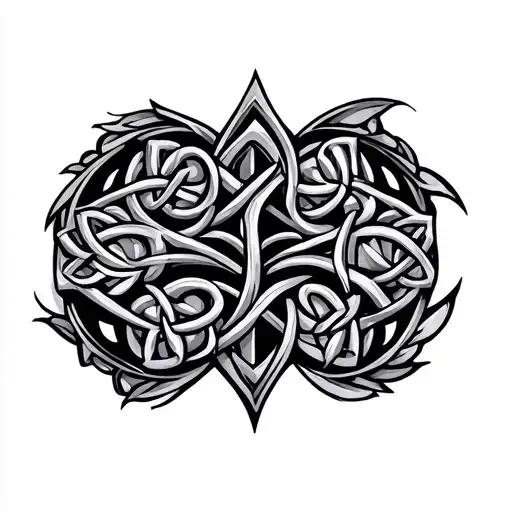 Symbols Family Celtic tattoo design idea