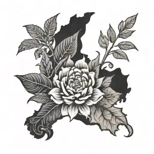 Colombia tattoo design idea