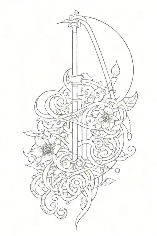 micah 7:8 bible verse tattoo design idea