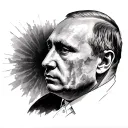 putin tattoo design idea