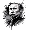 putin tattoo design idea
