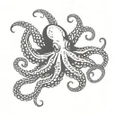 octopus on biceps tenatacles embrace forearm tattoo tattoo design idea