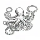 octopus on biceps tenatacles embrace forearm tattoo tattoo design idea