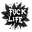 Fuck Life tattoo design idea