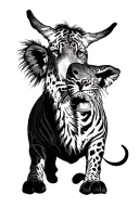 Safari exploring tattoo design idea