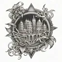 Babylon tattoo design idea