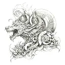 Babylon tattoo design idea