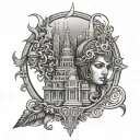 Babylon tattoo design idea