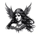Isis Goddess tattoo design idea