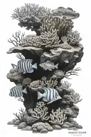 Coral Reef tattoo design idea