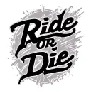 Fast and Furious Theme + Ride or Die Text tattoo design idea