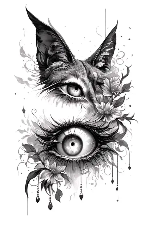 The light that guides me is stronger than the eyes that surround me and may courage overcome fear and faith strengthen the soul tattoo design idea