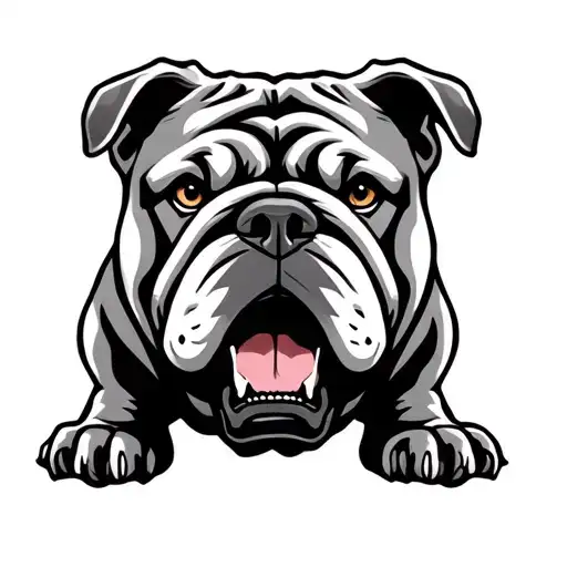 USMC bulldog tattoo design idea