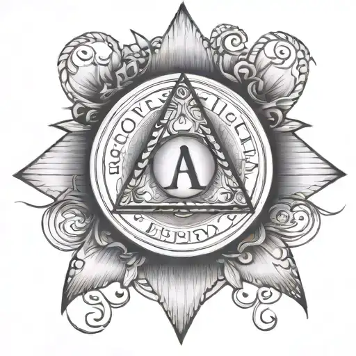 alcoholics anonymous tattoo design idea