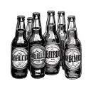 half empty beer bottle morphing tattoo design idea