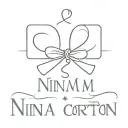 Text that says "Nina de mi corazon" with bow tattoo design idea