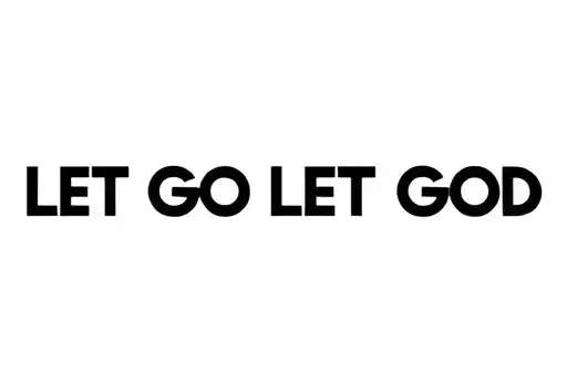 "Let Go Let God " tattoo design idea