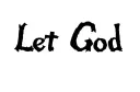 "Let Go Let God " tattoo design idea