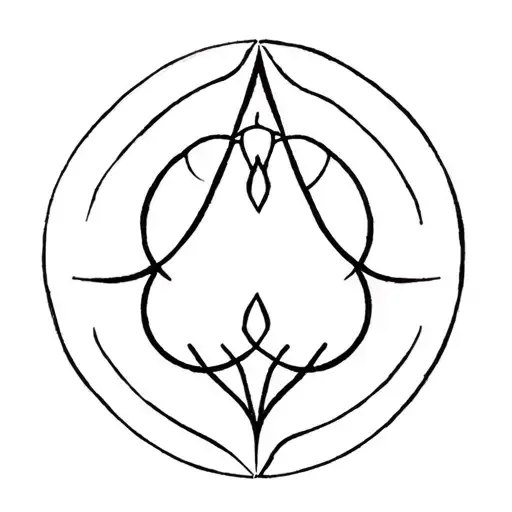 Freya Rune tattoo design idea
