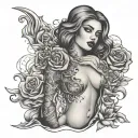 sluts tattoo design idea