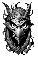 legend of zelda majoras mask tattoo design idea