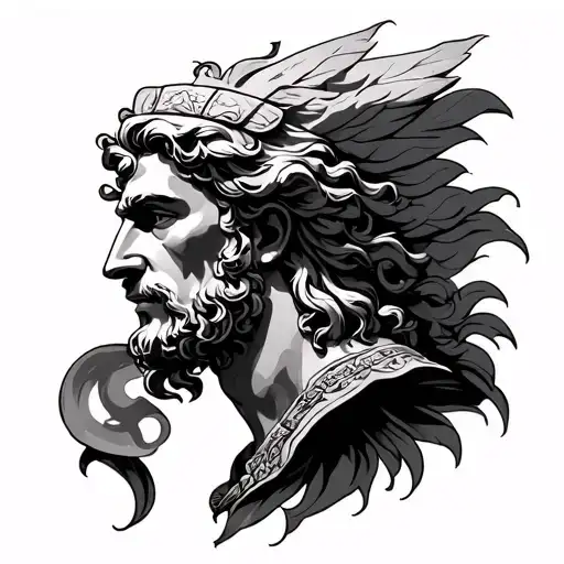prometheus Greek god tattoo design idea