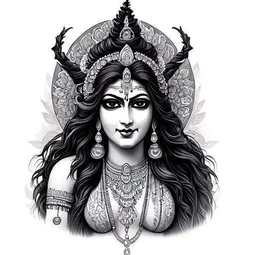 Goddess Kali tattoo design idea