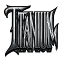 "TITANIUM " letters tattoo design idea
