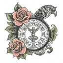 keep going tattoo design idea