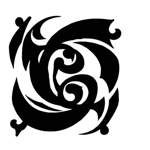 Aquarius Pisces Leo zodiac symbol intertwined tattoo design idea