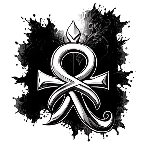 Ankh tattoo design idea