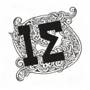 roman numbers 18 June 2004 tattoo design idea