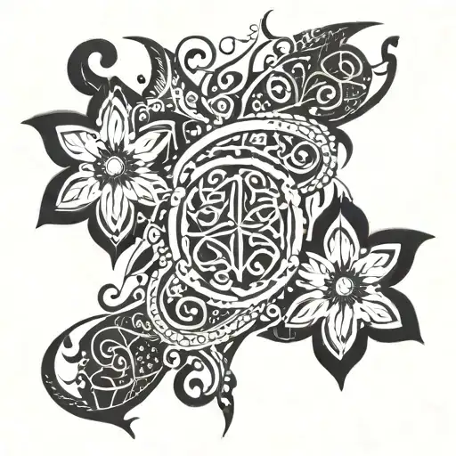 Matthew 6:25-34, Nature, Girly, "God is not against me" tattoo design idea