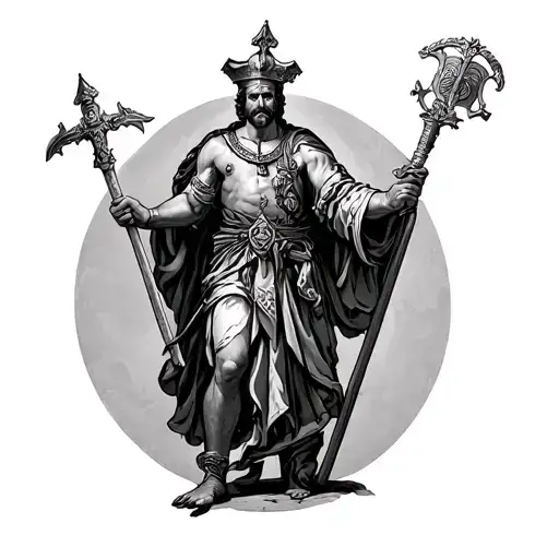 St Florian tattoo design idea
