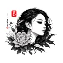 Korean tattoo design idea