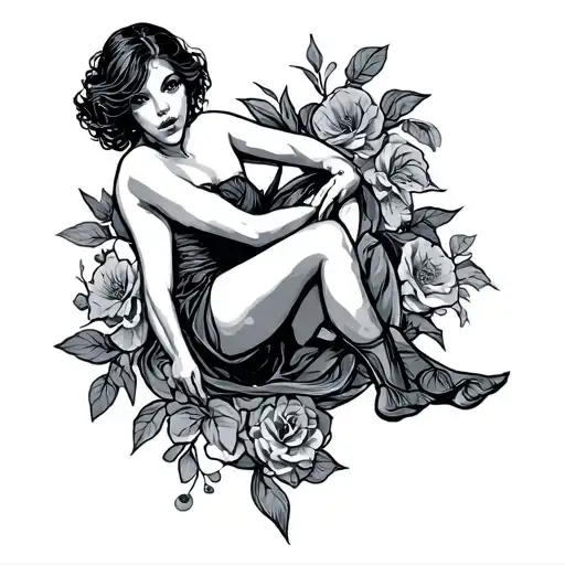 low swinger tattoo design idea