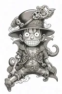 ace one piece tattoo design idea