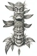 Totem Pole tattoo design idea