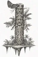 Totem Pole tattoo design idea