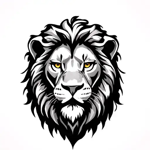 Czech lion tattoo design idea