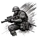 Soldier tattoo design idea