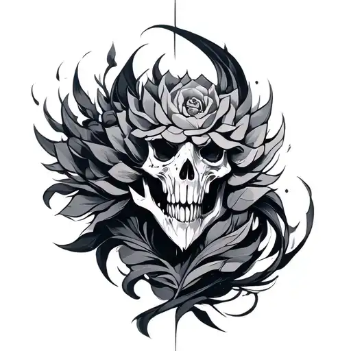 Solo Leveling Monark tattoo design idea