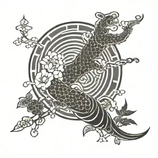 adoption symbol incorporating elements tattoo design idea