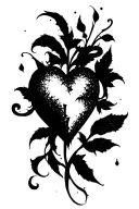 broken Heart tattoo design idea