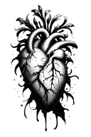 broken Heart tattoo design idea