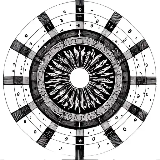 Circle of fifths tattoo design idea