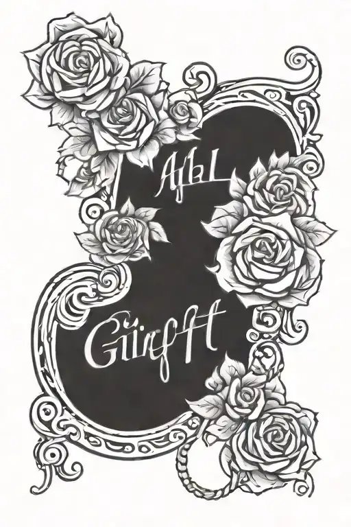 We All Have A Gift text tattoo tattoo design idea