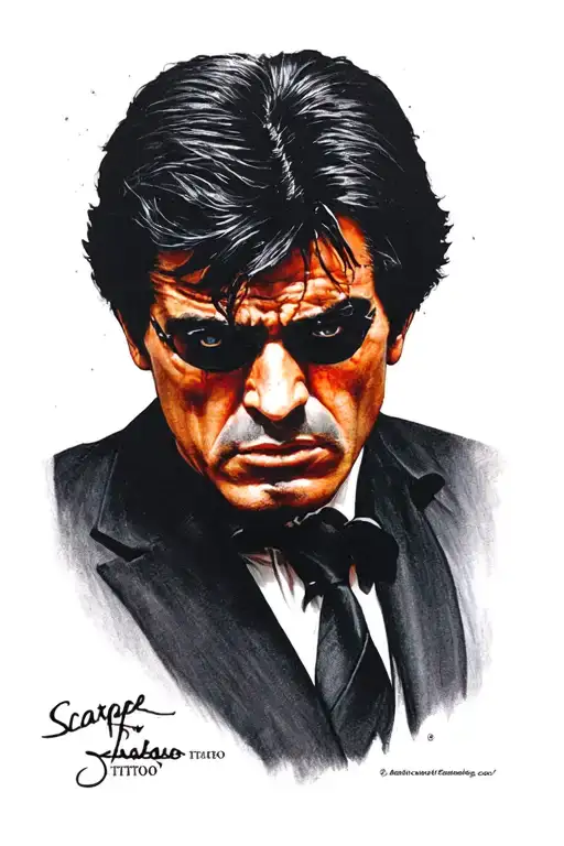 scarface tattoo design idea
